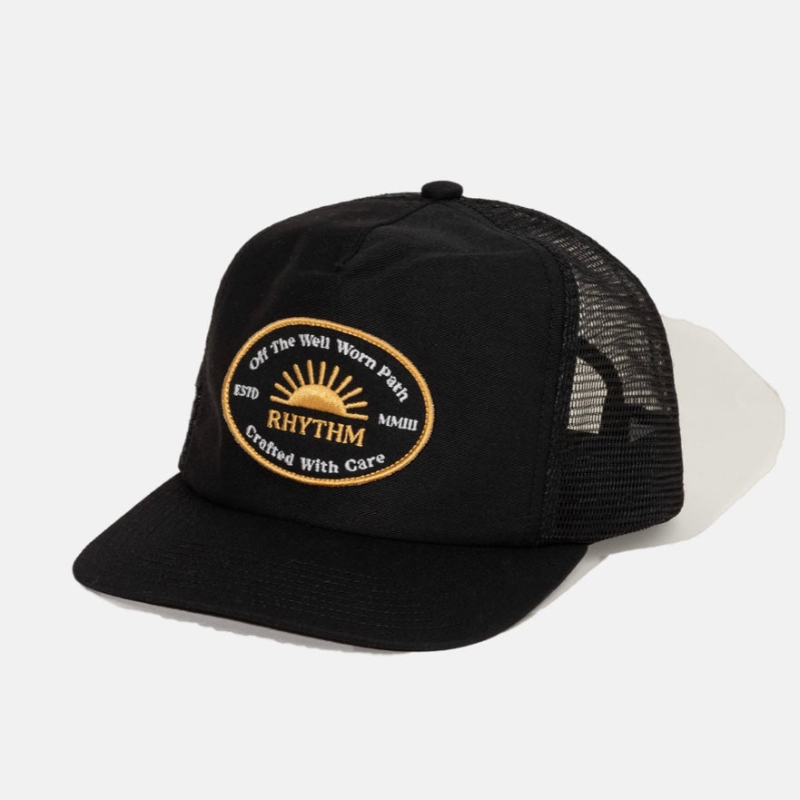 Rhythm | Worn Path Trucker Cap | Black