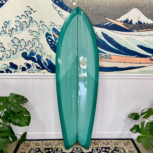 Chocolate Fish - 5'8" Twin Keel Fish