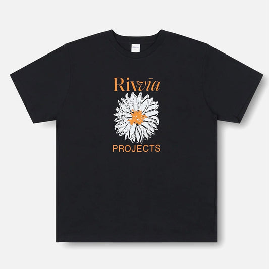 Rivvia Projects | BLOSSOM T-SHIRT | BLACK