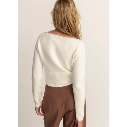 Rhythm | Chloe Knit Sweater | White