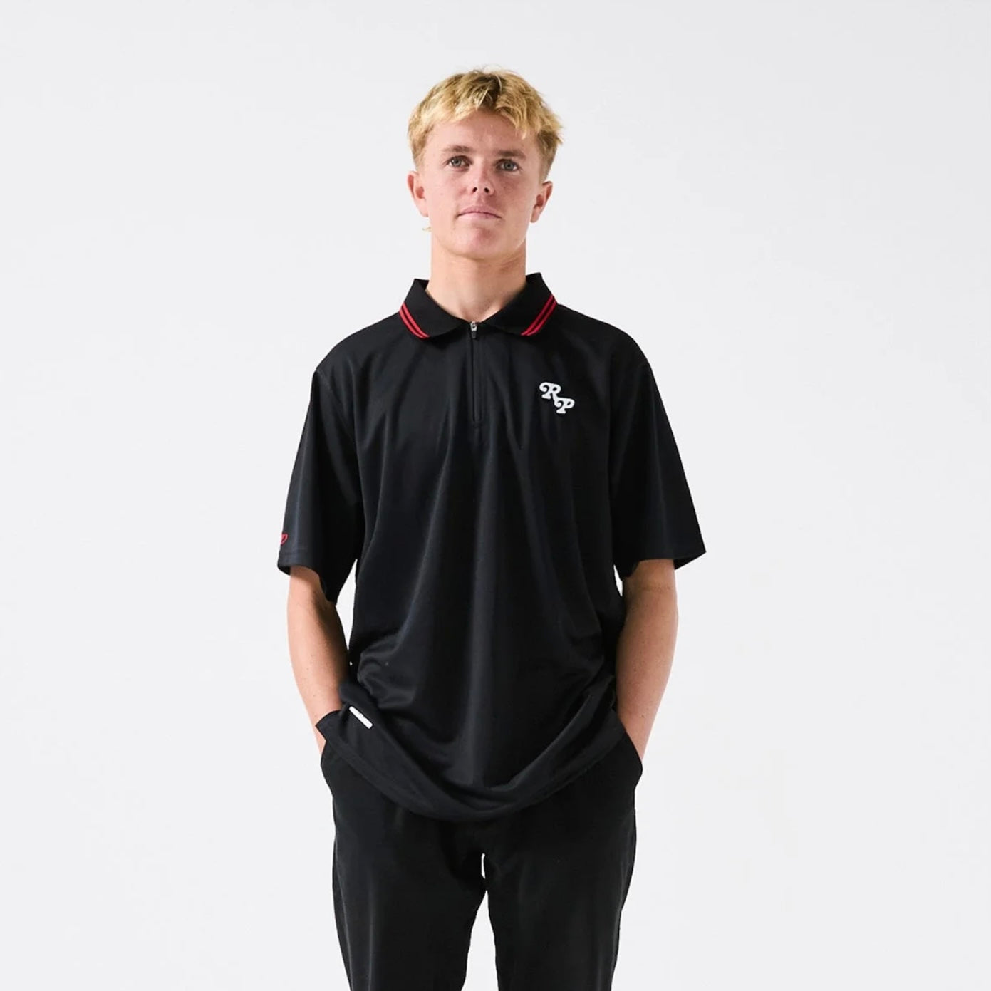 Rivvia Projects | SCHOLAR POLO | BLACK