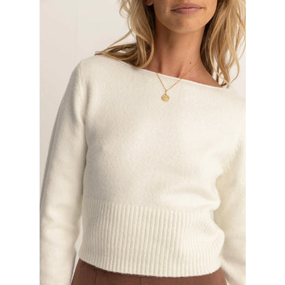 Rhythm | Chloe Knit Sweater | White