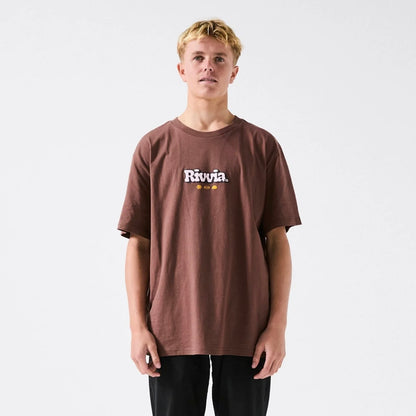 Rivvia Projects | PUFFER T-SHIRT | BROWN