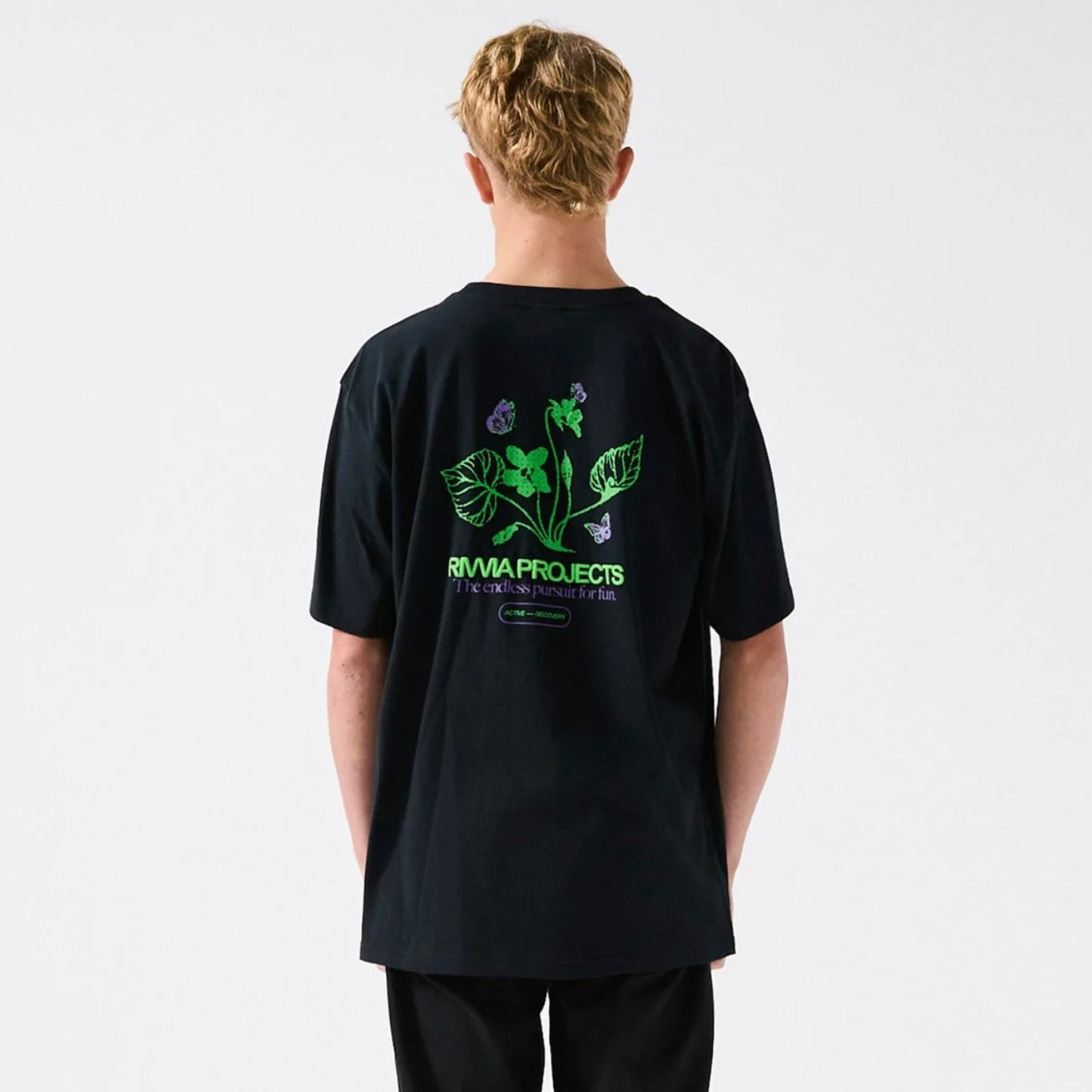 Rivvia Projects | POSITIVE GROWTH T-SHIRT | BLACK