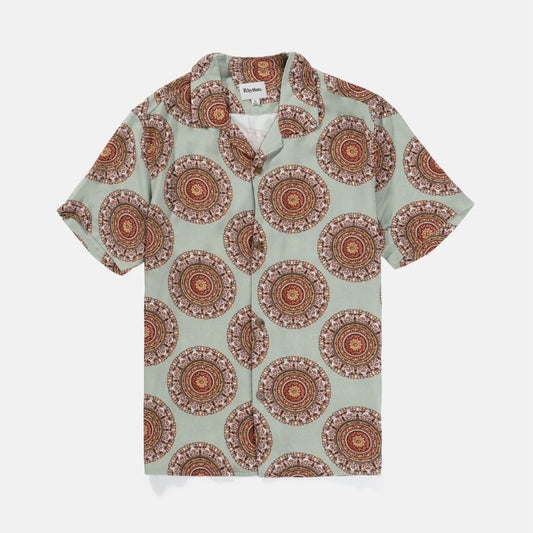 Rhythm | Dial Cuban Ss Shirt | Sage