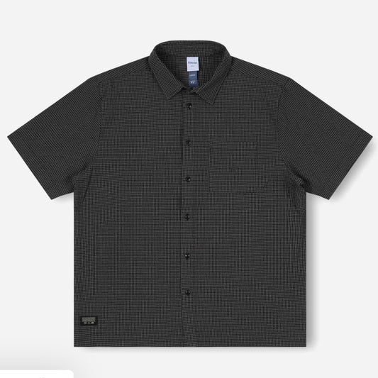 Rivvia Projects | VV CHECK SS SHIRT | BLACK GREY