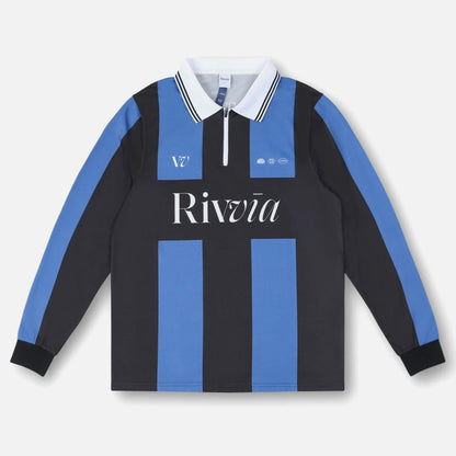 Rivvia Projects | TEAM VV RPL LS POLO | BLACK BLUE