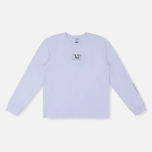 Rivvia Projects | DIGI FLOWER LS T-SHIRT | WHITE