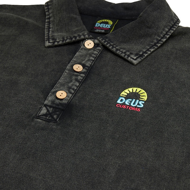 Deus | Layback Polo | Anthracite