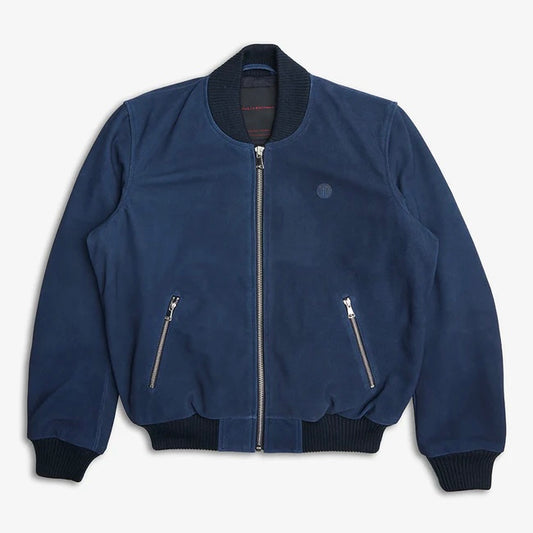 Deus | Thunder Suede Bomber | Navy