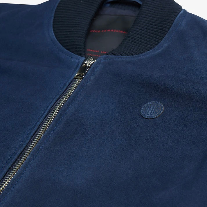 Deus | Thunder Suede Bomber | Navy