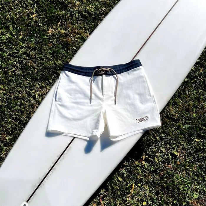 Bored Boardshorts | Navy/White