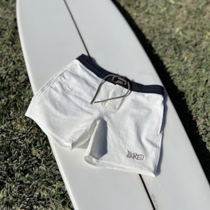 Bored Boardshorts | Navy/White