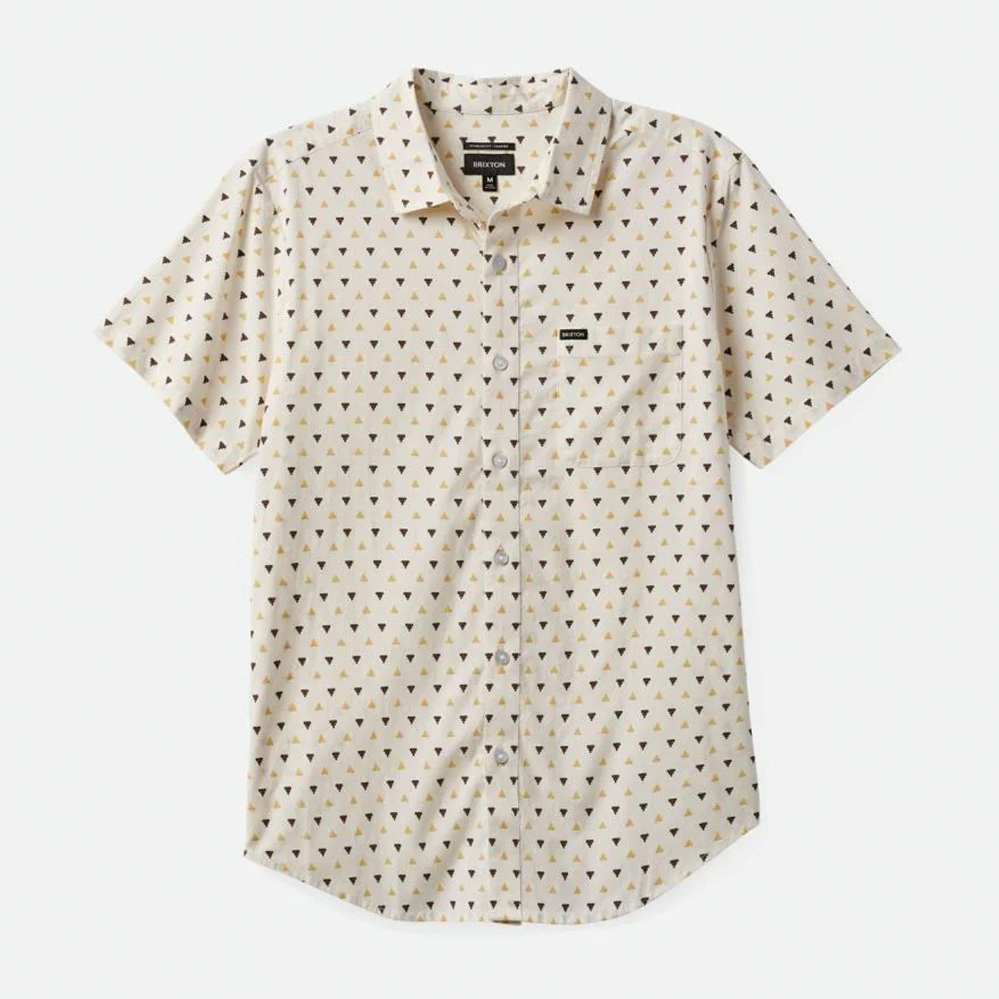 Brixton | Charter Print Shirt | Off White/Straw/Dark Earth – Icons of Surf