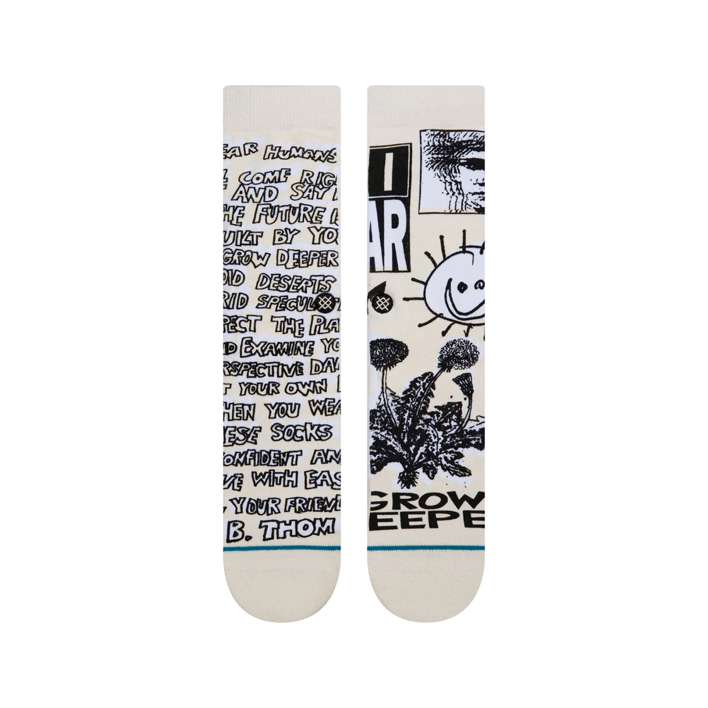 Stance | Dear Humans Crew Socks