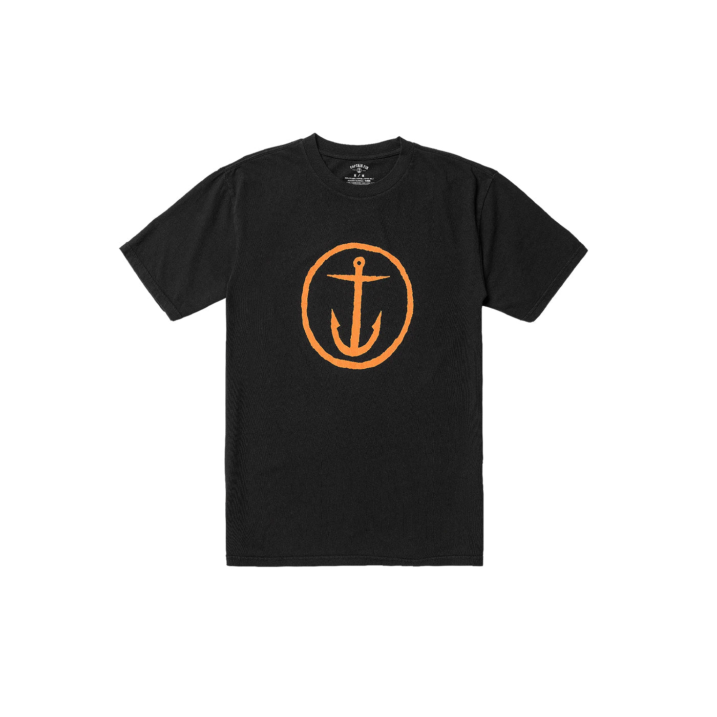 Captain Fin | OG Logo S/S Tee | Black