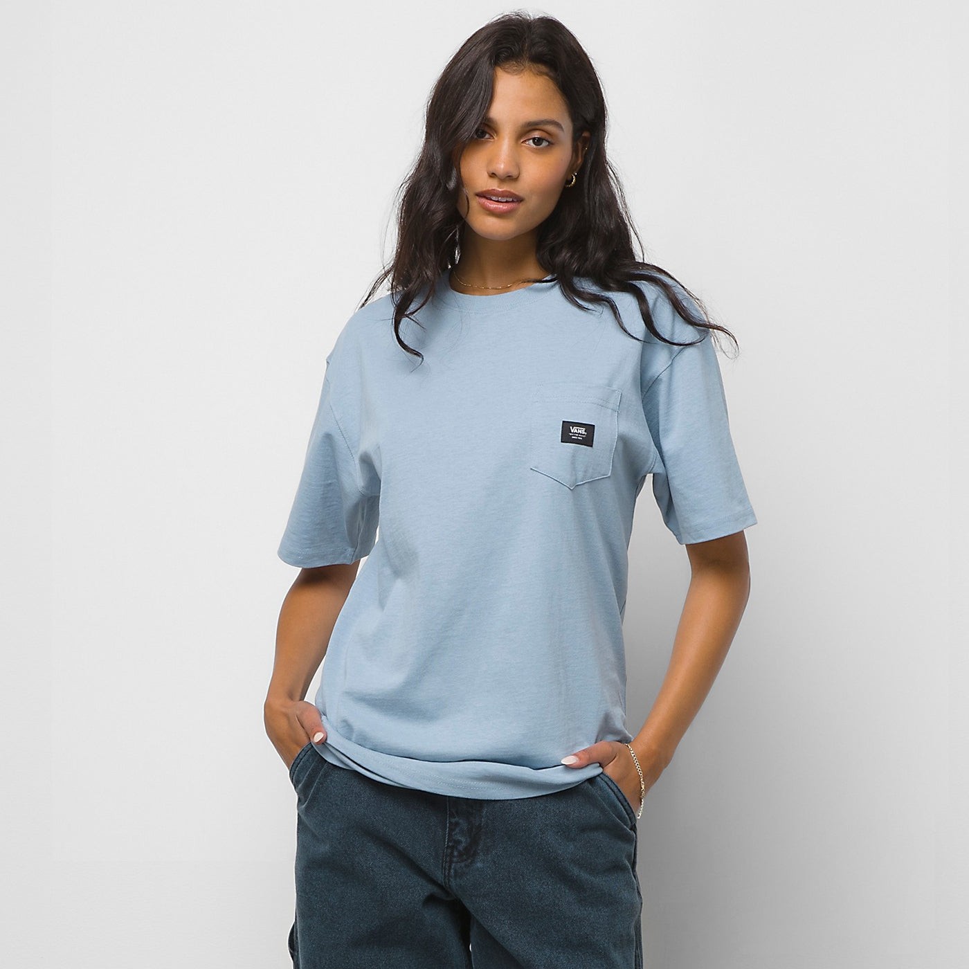 Blue vans t shirt online