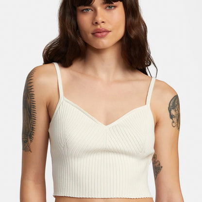 RVCA | Silhouette Knitted Tank | Natural