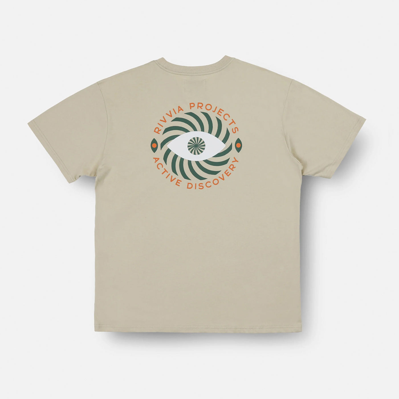 Rivvia Projects | Vortex T Shirt | Parchment